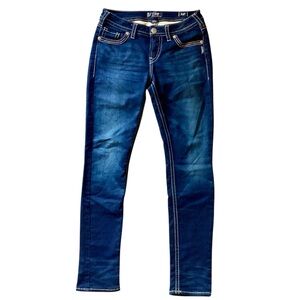 SILVER JEANS Suki Mid Pencil Skinny Jeans 29x31